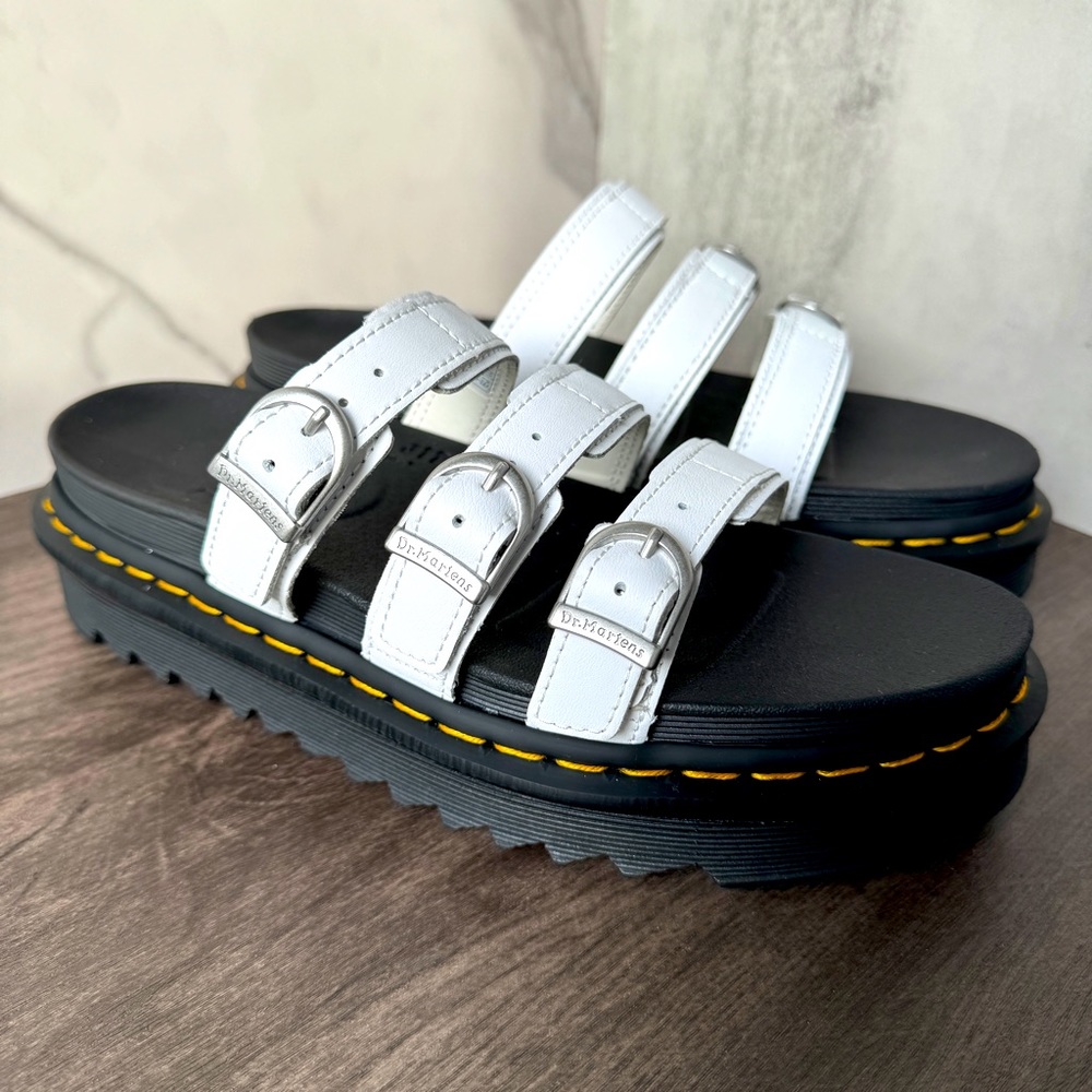 Dr. Martens Blaire Sandal White Size 9